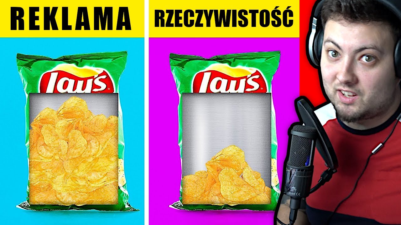 Reakcja na JEDZENIE Z REKLAM VS RZECZYWISTOŚĆ 5!
