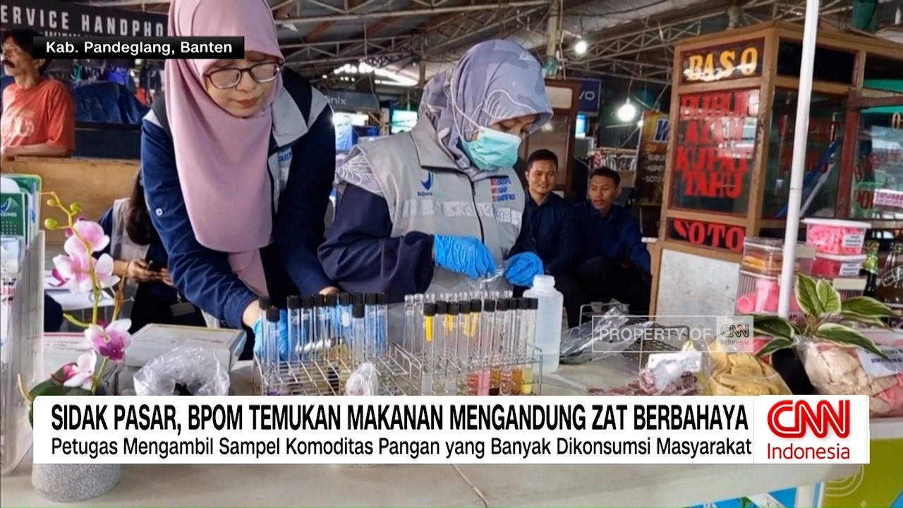 Sidak Pasar, BPOM Temukan Makanan Mengandung Zat Berbahaya