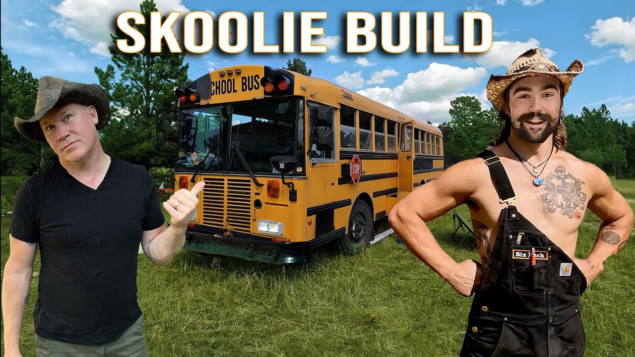 3 Day Skoolie Build // Bus Conversion -  S05E44