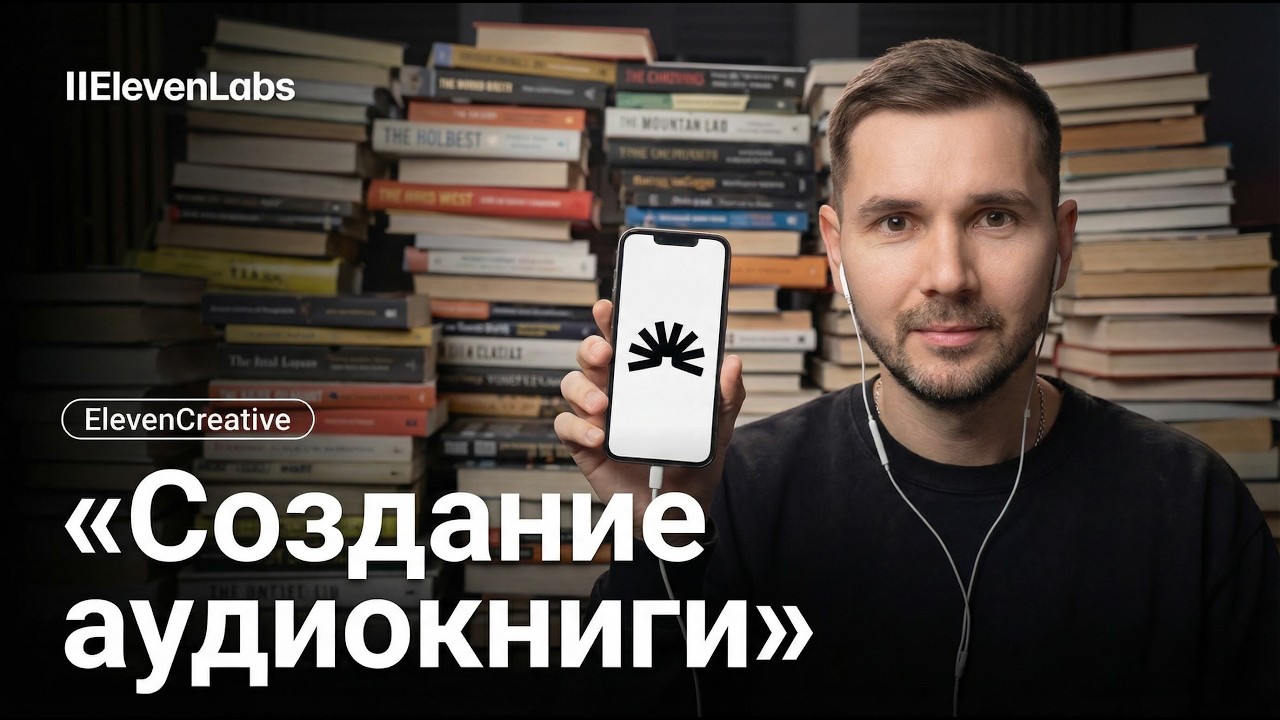 Как сделать аудиокнигу без диктора в ElevenLabs. Пошагово!
