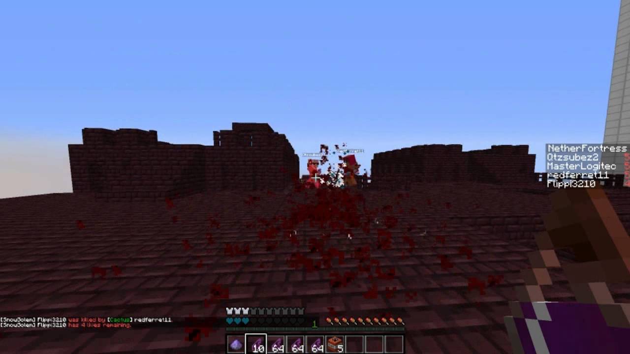 Minecraft: CREEPER ON PARAS! SuperCraft Bros! w/Qtzsubez