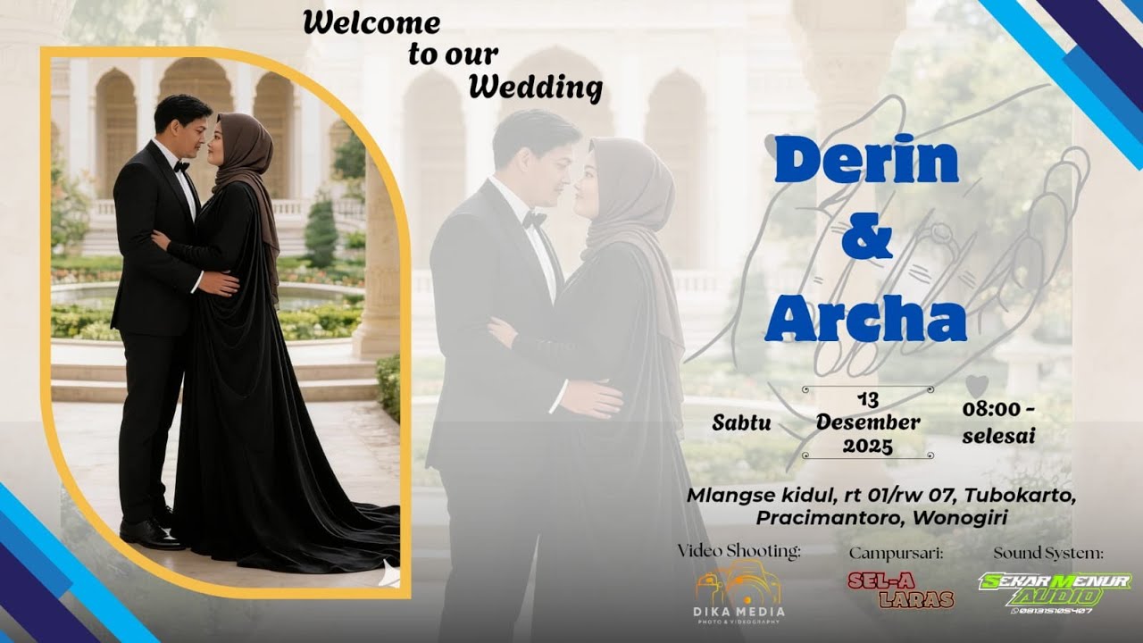 🔴 LIVE STREAMING || WEDDING : DERIN & ARCHA || MLANGSE KIDUL ,RT 01, RW 07,TUBOKARTO,PRACIMANTORO