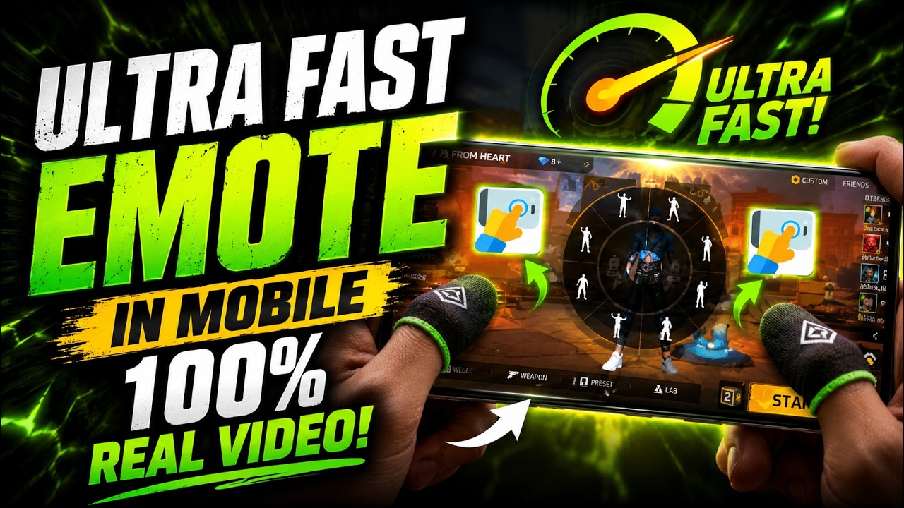 Ultra Fast Emote In Mobile.