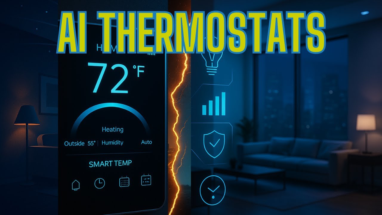 ÂI THERMOSTATS THAT KNOW YOU BETTER THAN YOU KNOW YOURSELF!