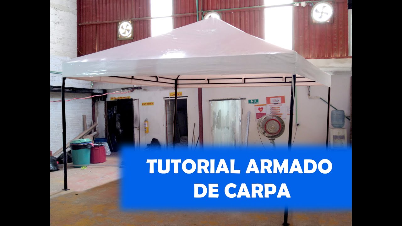 Tutorial armado de Carpa 4x4
