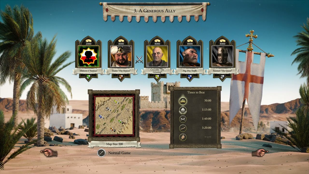 A Generous Ally - The Trail of the Cobra (RANK: Prince of the Sands) - Stronghold Crusader DE