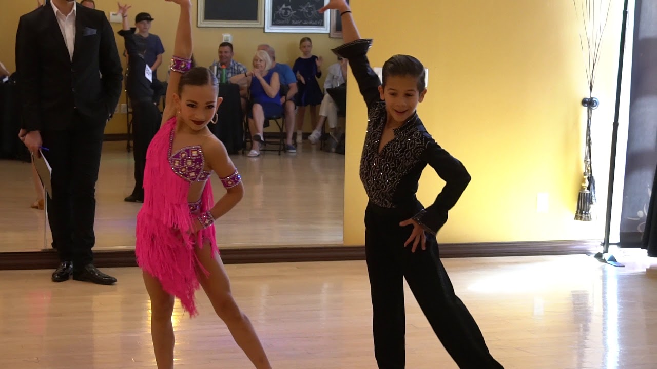 JT Church and Rachel Loiselle Dancing International Samba at Trophy Ball