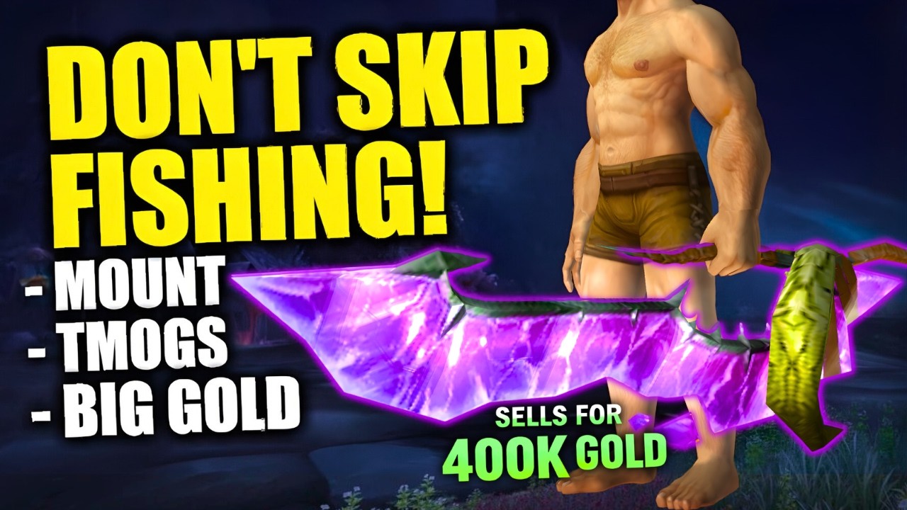 Why You NEED to Fish in Midnight (Mount, Rare Transmog & HUGE Gold) | Midnight Fishing Guide