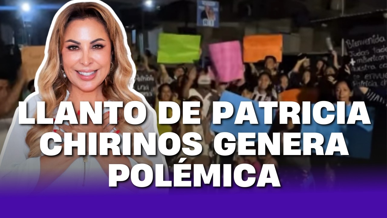 Patricia Chirinos rompe en llanto y desata polémica en campaña