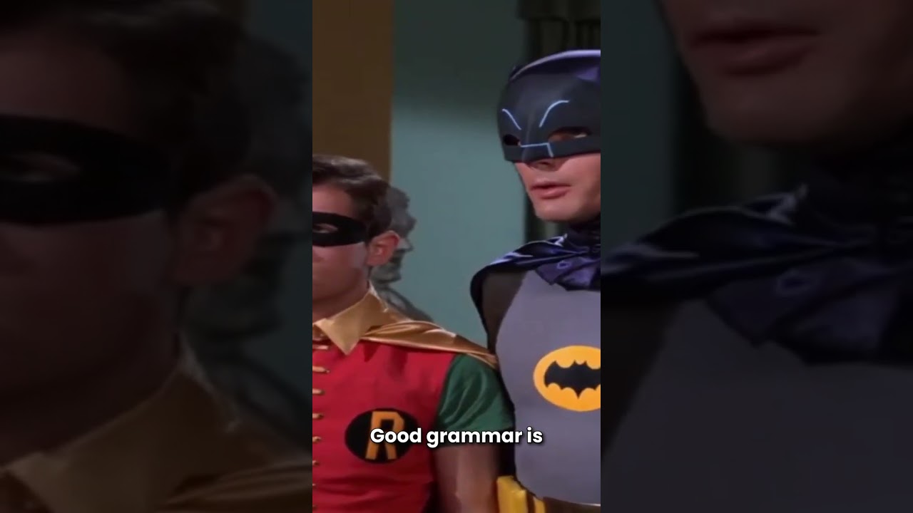 Batman corrects Robin's grammar | Batman TV series Easter egg (1966)