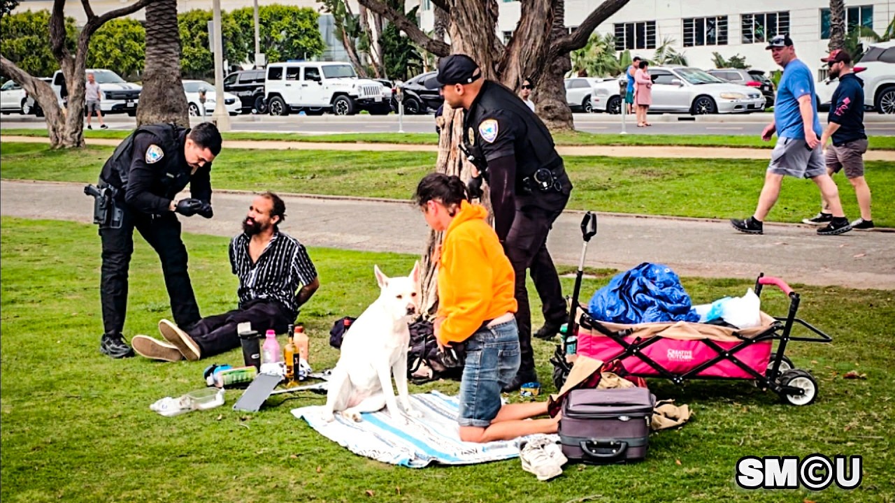 𝗣𝗢𝗟𝗜𝗖𝗘 𝗗𝗘𝗧𝗔𝗜𝗡 𝗠𝗔𝗡: Open Container Contact at Palisades Park Leads to Warrant, Stay-Away Violation