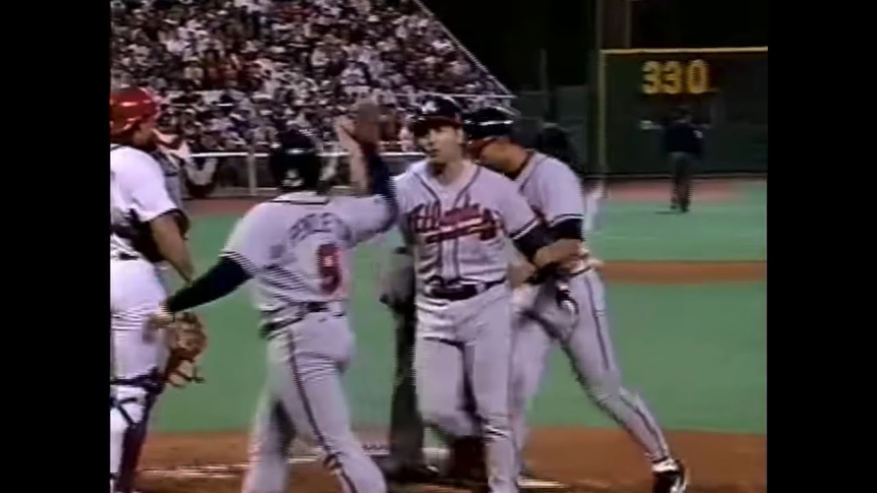 1993 NLCS Game 2 Highlights | Atlanta Braves vs. Philadelphia Phillies