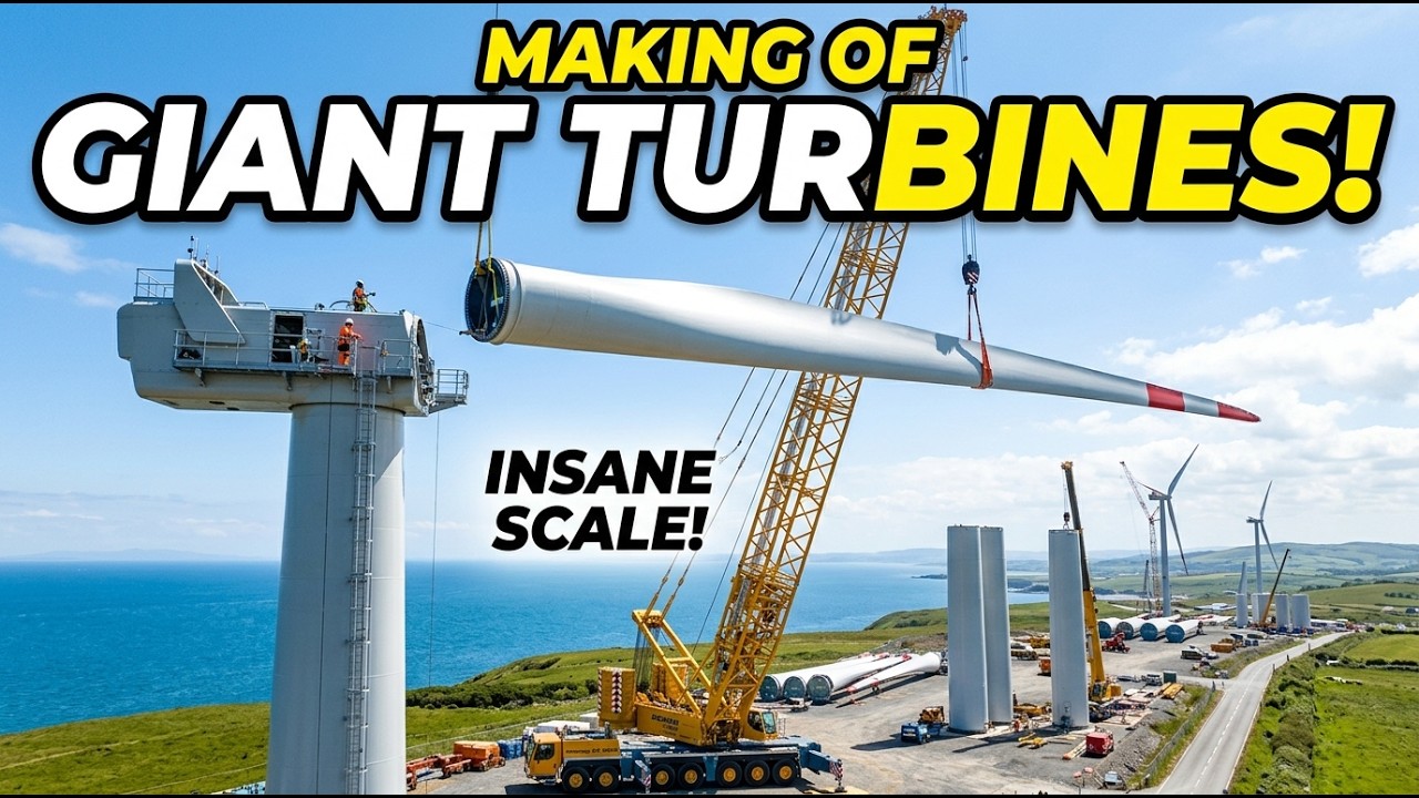 How Giant Wind Turbines Are Built