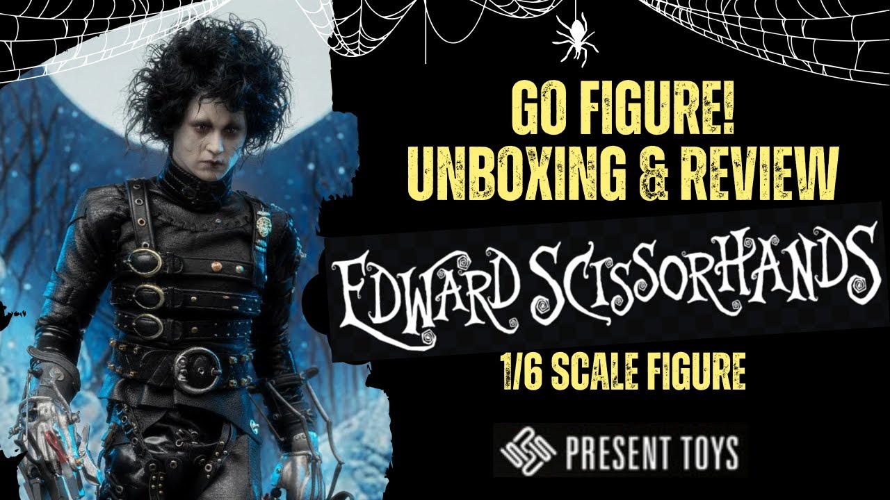 PRESENT TOYS EDWARD SCISSORHANDS JOHNNY DEPP 1/6 SCALE FIGURE UNBOXING AND REVIEW