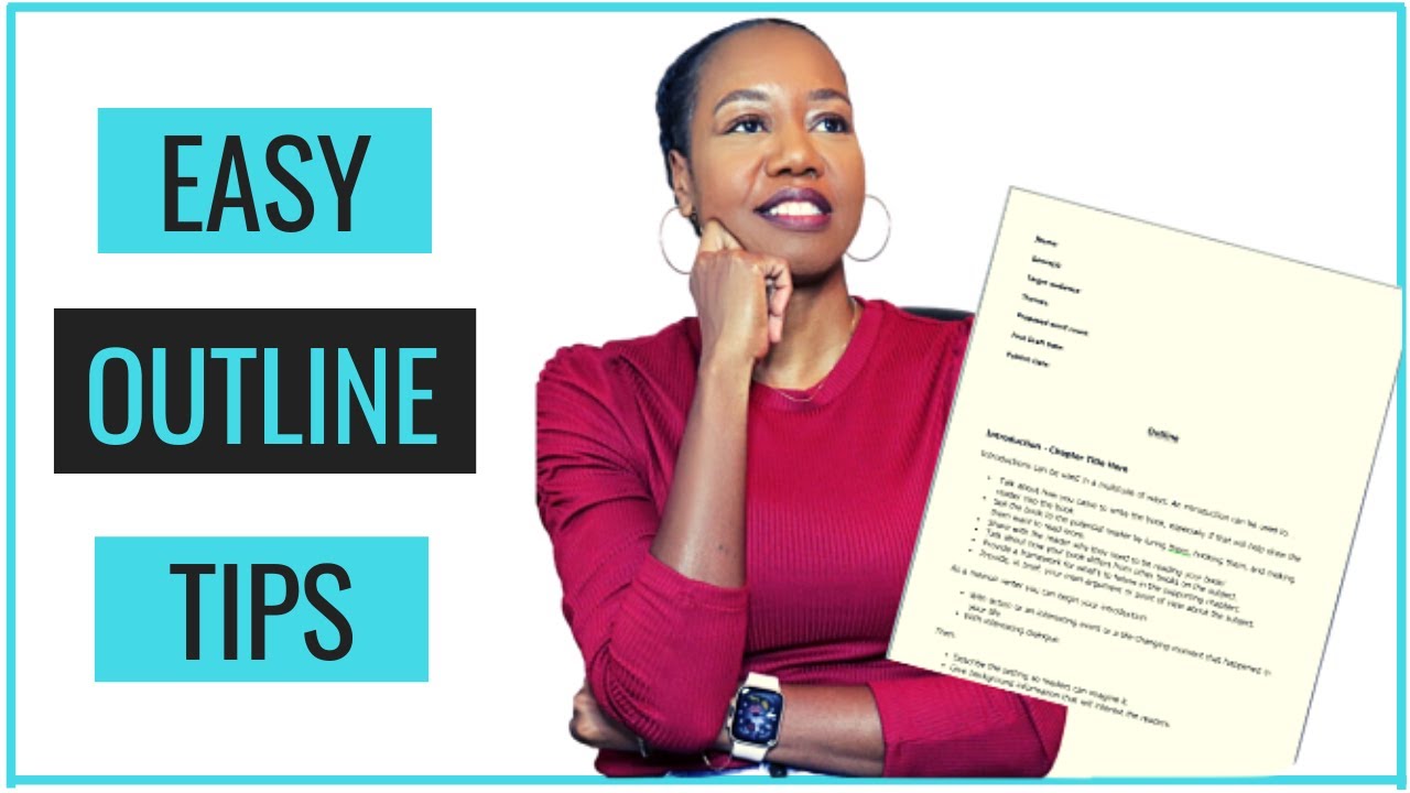 How To Write An Outline For A Book