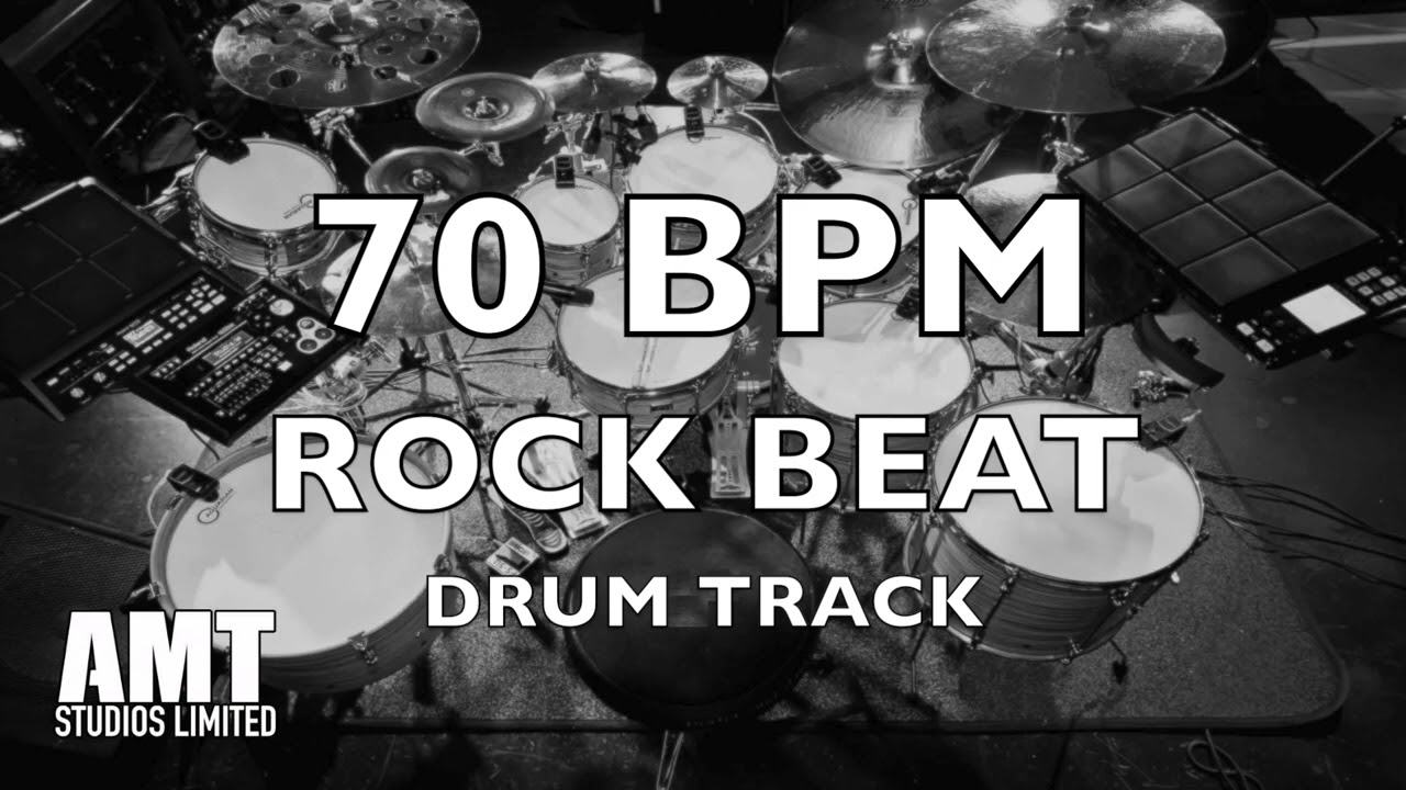 70 BPM ROCK BEAT DRUM TRACK