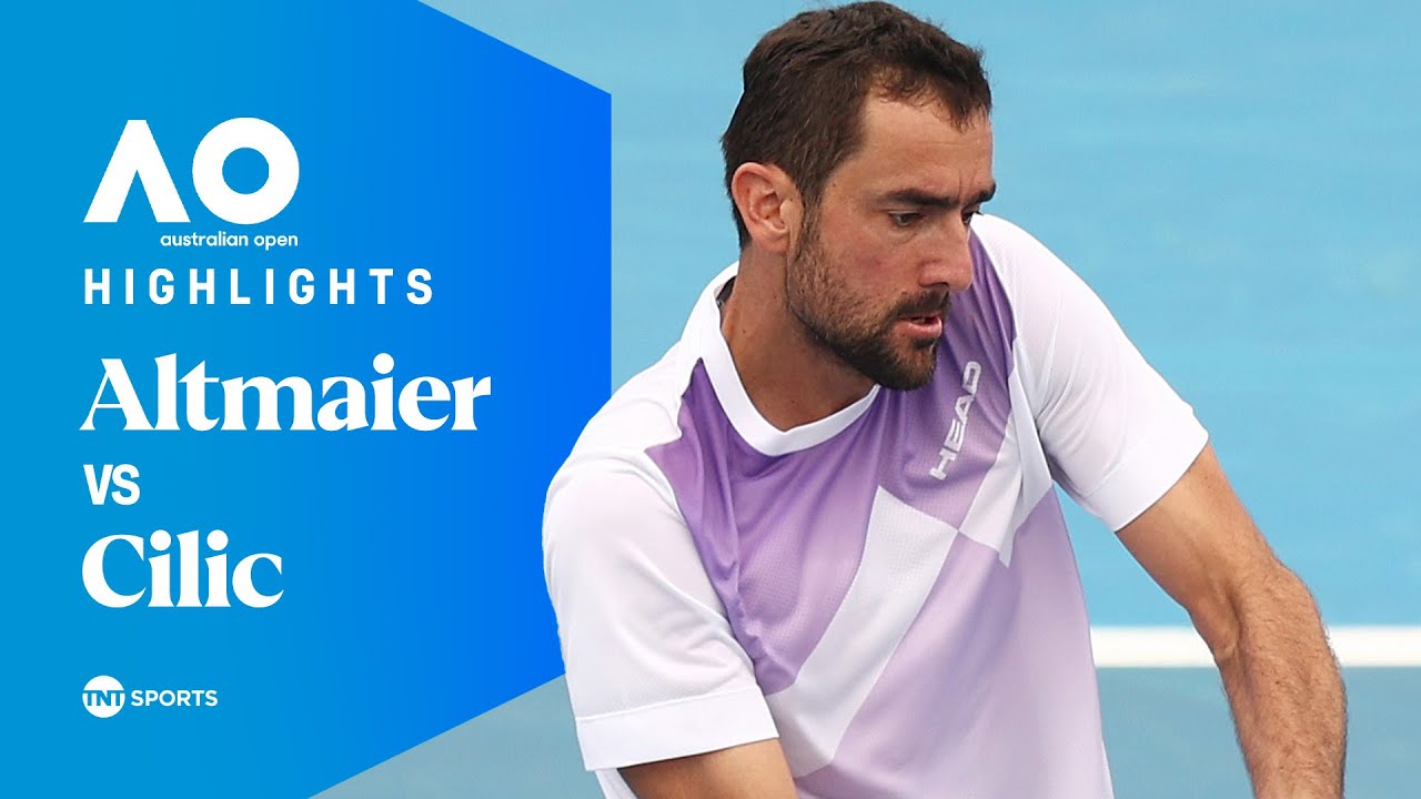 Daniel Altmaier vs Marin Cilic | Round One | Australian Open 2026 Highlights 🇦🇺