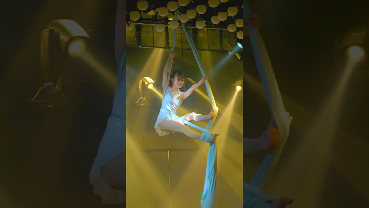 ROKUSAN ANGEL 63Angel(旧バーレスク東京) あさ(Asa)　シルクパフォーマンス(Aerial Silk) 2024.10.14 2部　#63angel  #63angelあさ
