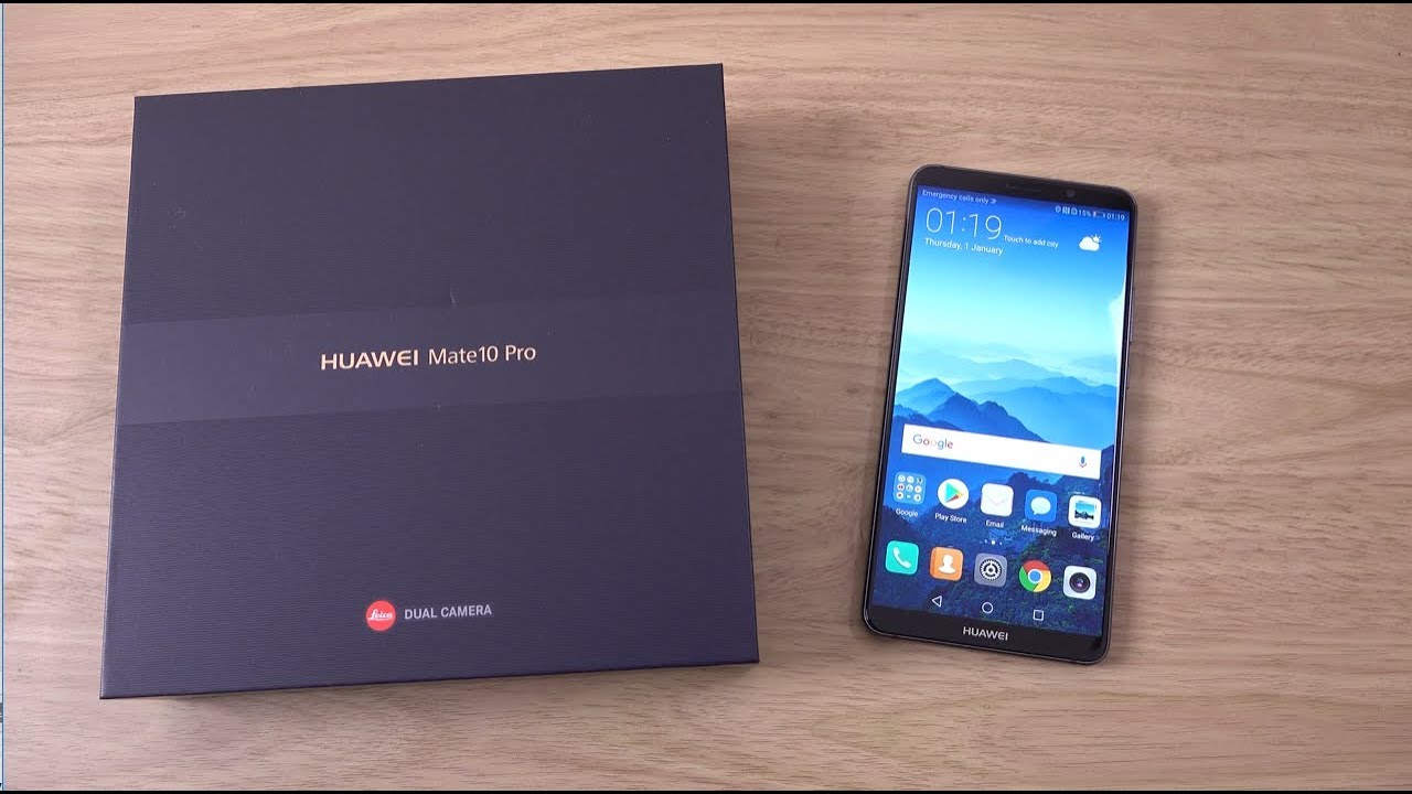 Huawei Mate 10 Pro — распаковка (4K)