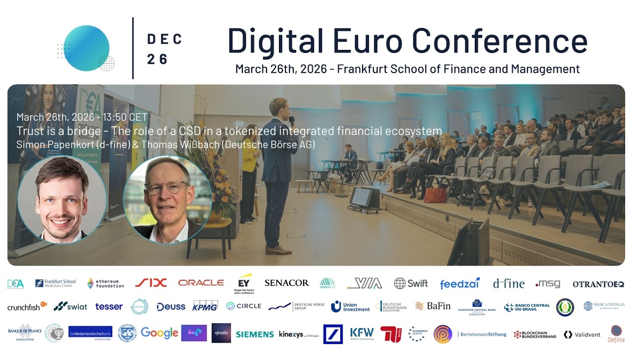 DEC26 - Trust is a bridge - The role of a CSD in a tokenized integrated financial ecosystem