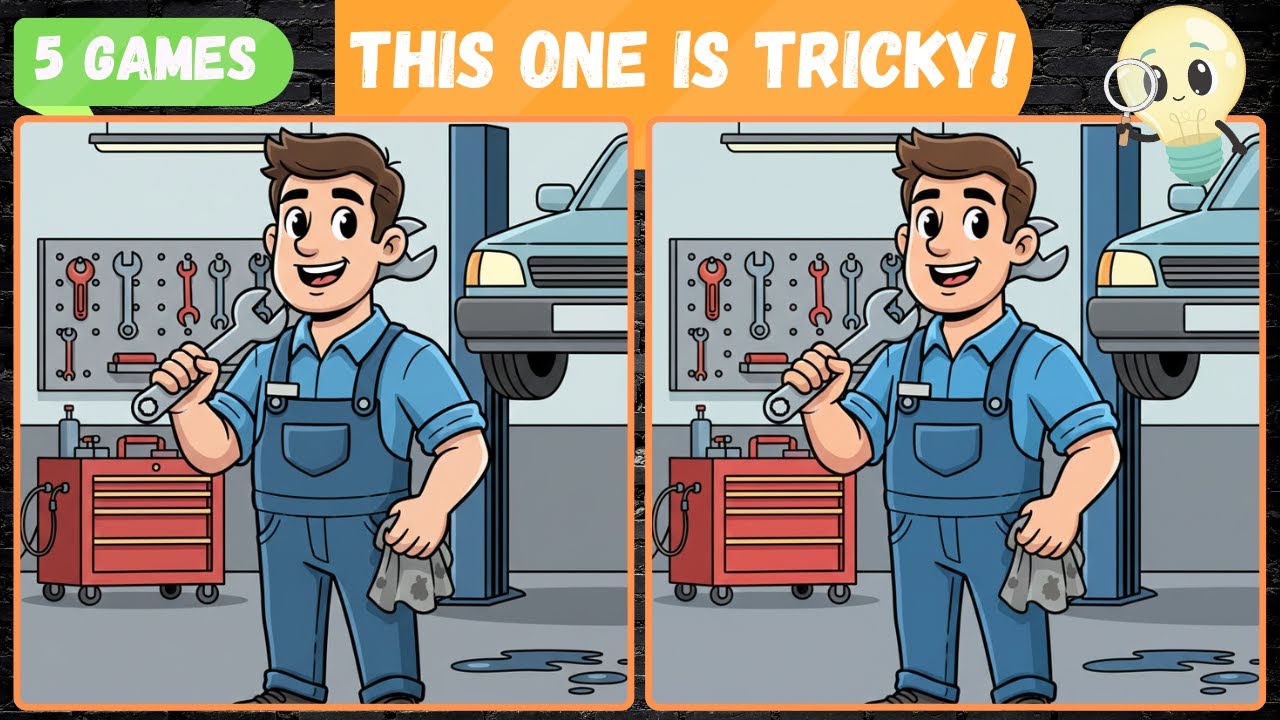 Only Sharp Eyes Will Win This Challenge! 👀🧠【Brain Game Challenge Find 3 Differences】