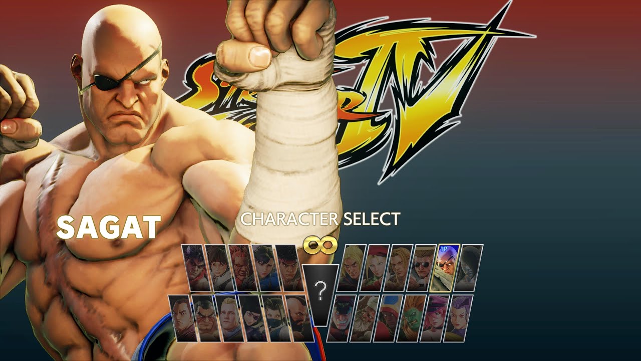 Street Fighter 5 Champion Edition - Sagat Arcade Mode (SF4 Path)