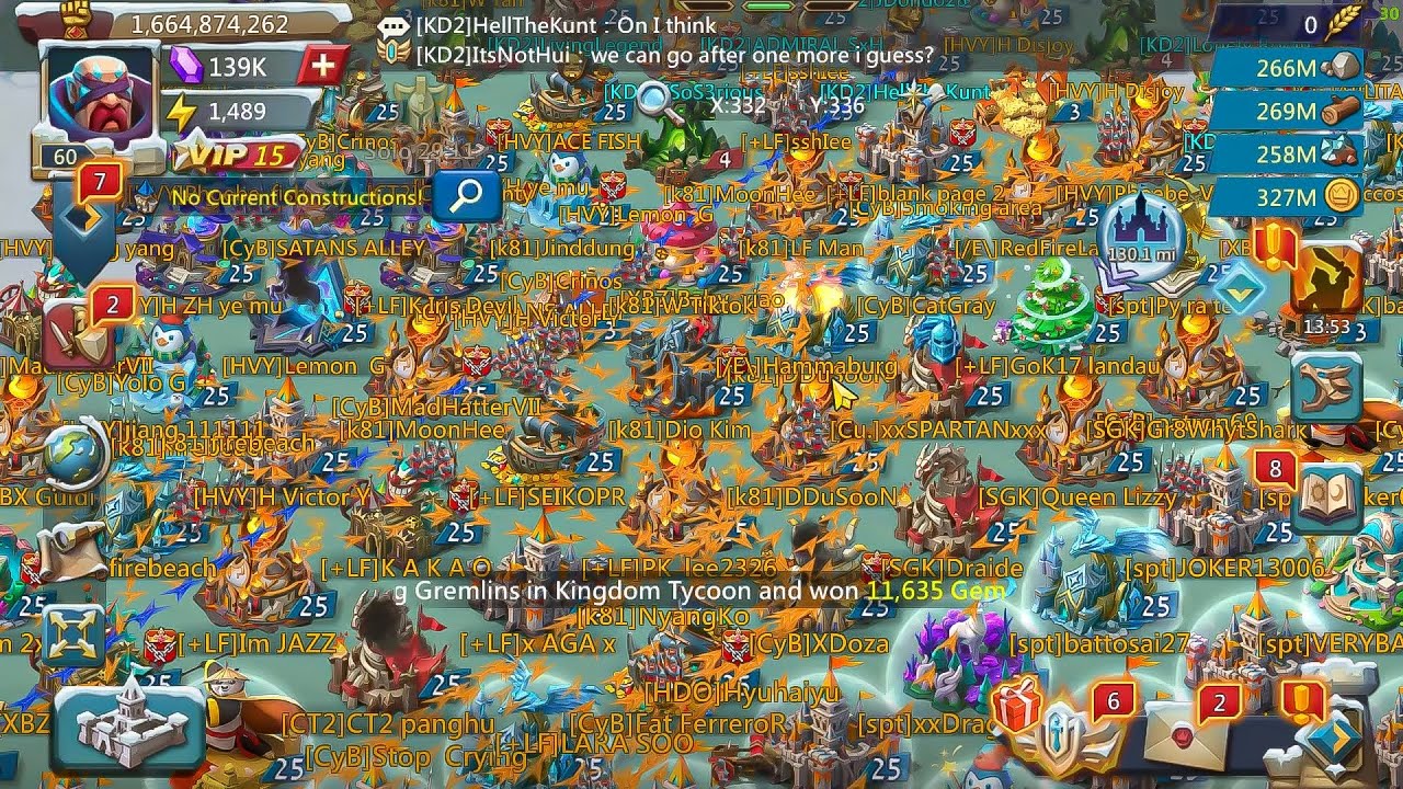 Lords Mobile - CU. +LF,  SGK, & XBZ Zeroing Player