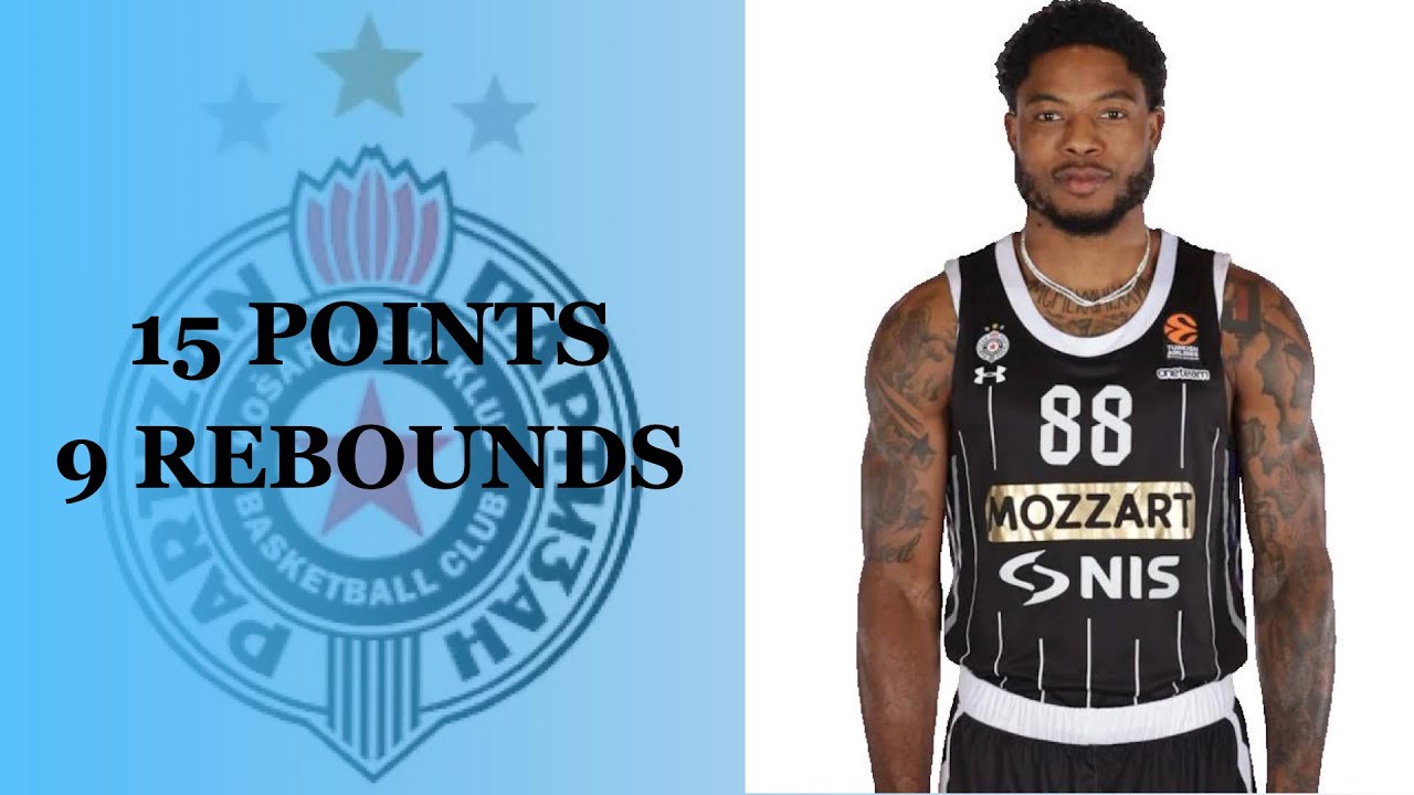 Tyrique Jones Highlights 15 Pts, 9 Reb vs. Zalgiris 24/25 Season