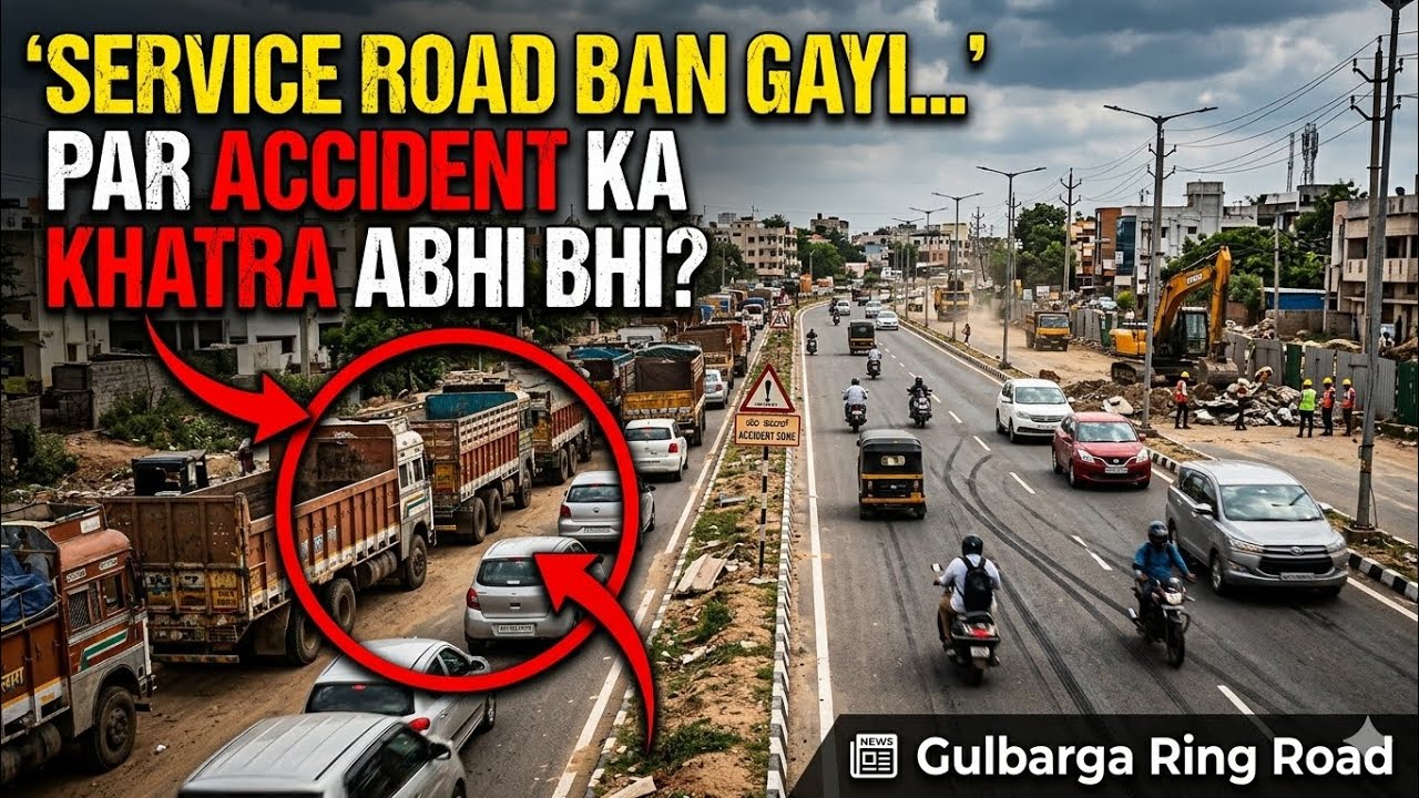 Gulbarga Ring Road Service Road Phase 3 Ka Kaam Shuru | Encroachment Removal Drive