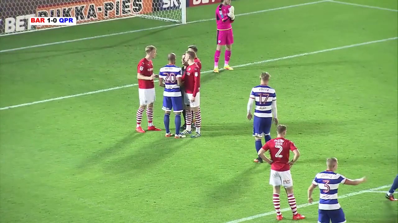 Barnsley 3-2 QPR Highlights (16/17)