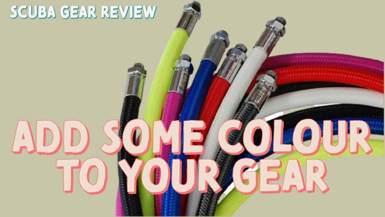 Explained: The difference between rubber and braided Miflex scuba diving hoses