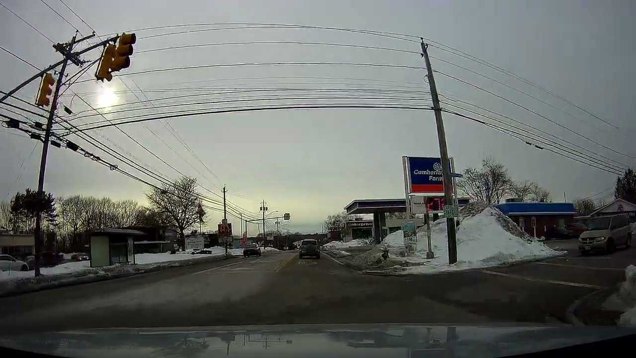 Driving in North Providence, Rhode Island