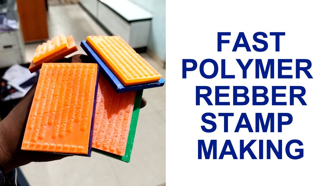 FAST RUBBER STAMP MAKINK HOW TO MAKE RUBBER STAMP WITH IN 15 MINUTE