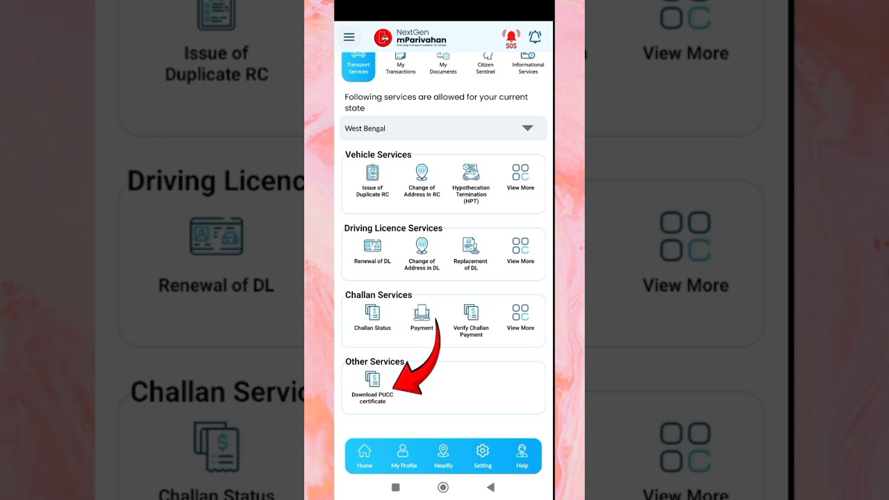 PUCC certificate download in mobile #pucc_certificate #puc #vehicles #shorts #shortvideo #rto #bike