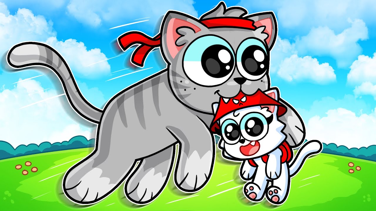 Me Convertí en MAMÁ GATO de Sprunki Wenda BEBÉ GATITA en Roblox