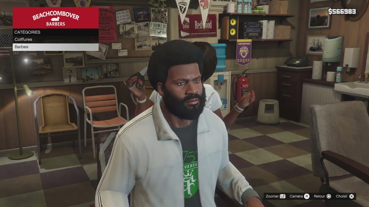 GTA 5 Coiffeur Barbier Franklin Playstation 5
