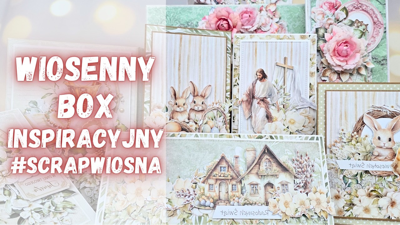 Wiosenny Box Inspiracyjny #scrapwiosna już jest! Box + kursy. Premiera kolekcji i pachnące nowości.