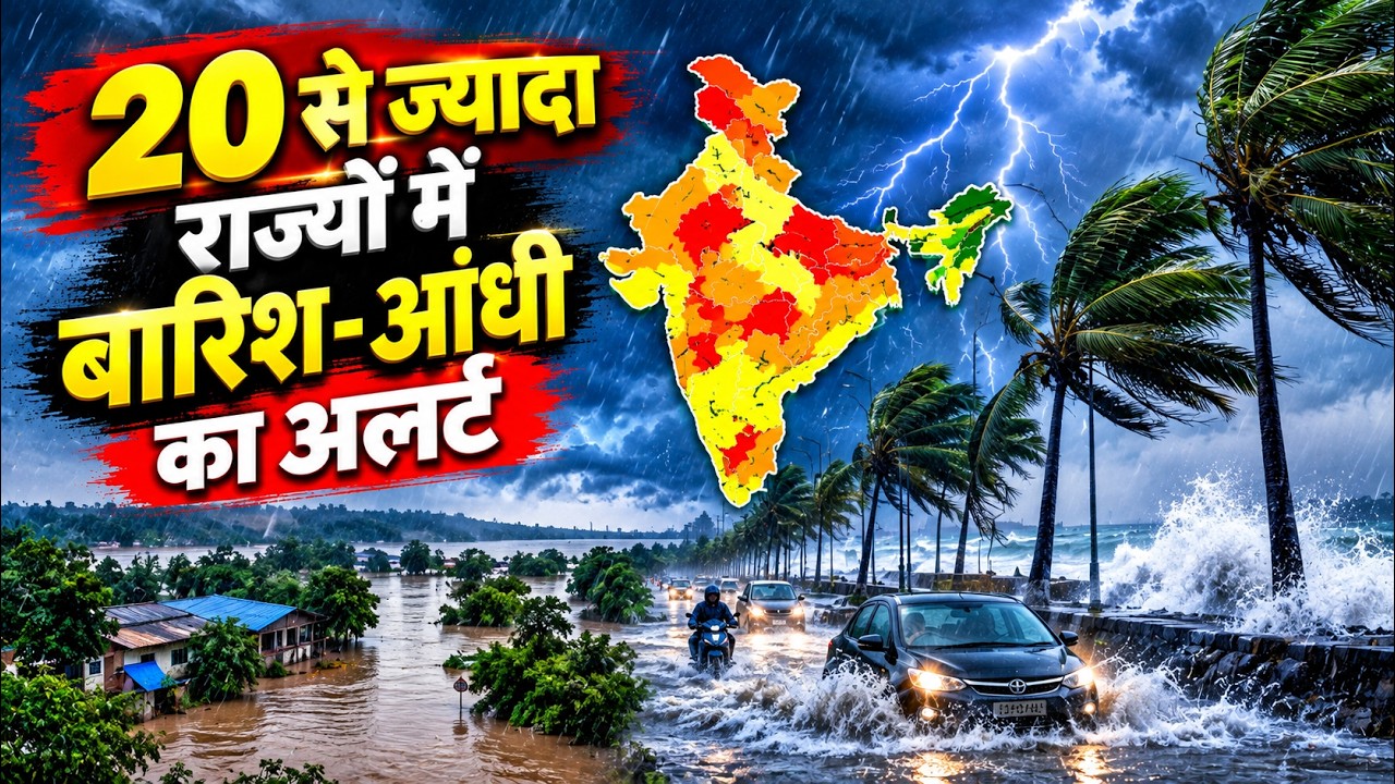 Weather Update: दिल्ली, UP से गुजरात और केरल तक बारिश, IMD ने जारी किया बड़ा अलर्ट | मौसम का खेल