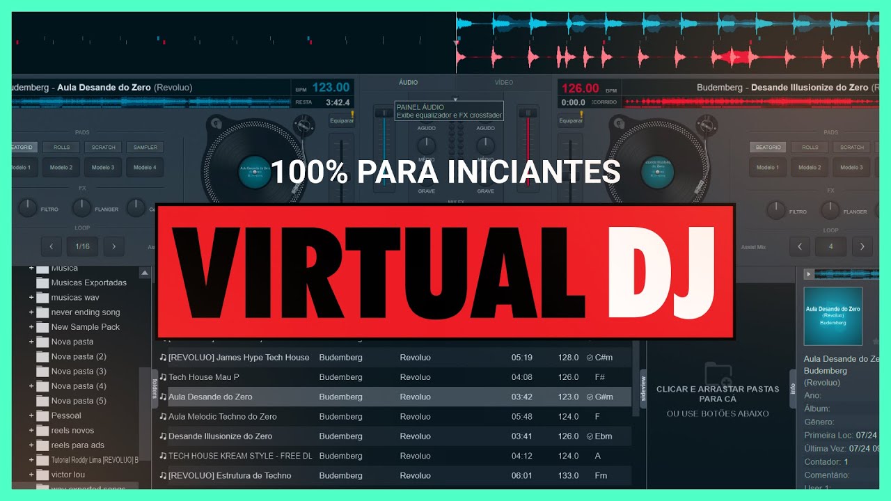 Aula para DJs iniciantes no Virtual DJ 📀 | Mixagem básica