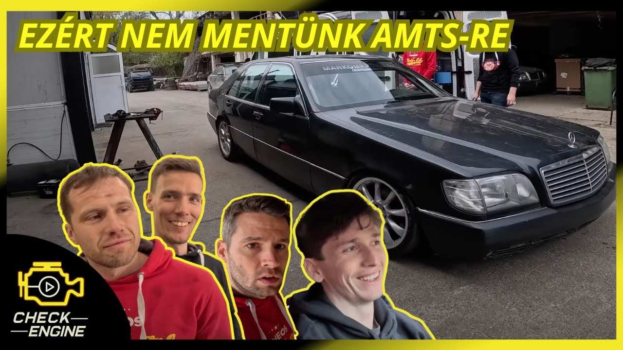 Szívat az öreg Merci, de NEM HAGYJUK MAGUNKAT! - Check Engine Garázs