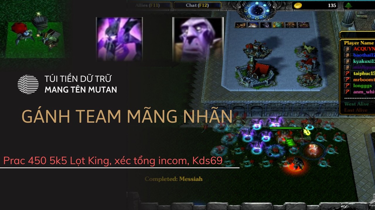 Legion TD mobaz | Nuôi mutan 4 round và sự đền đáp xứng đáng | Warcarft 3 | Lọt king