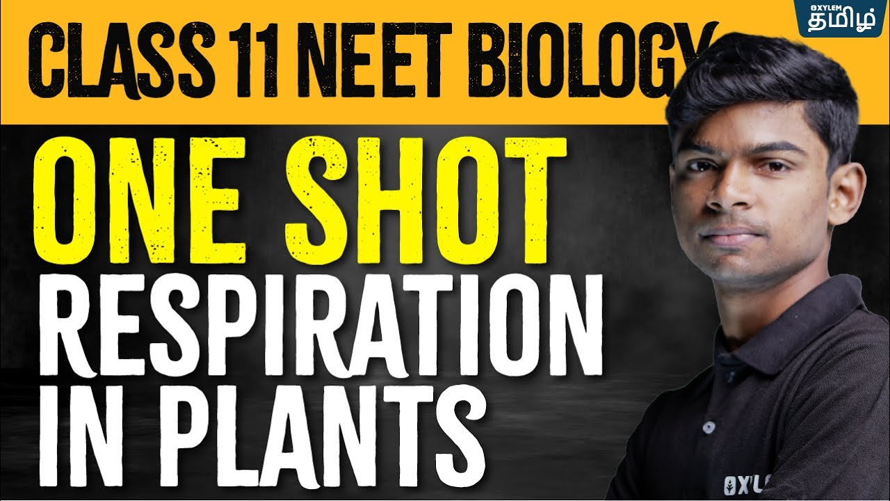 ONE SHOT BIOLOGY: Respiration in Plants | Class 11| Tony Sir | Xylem NEET Tamil