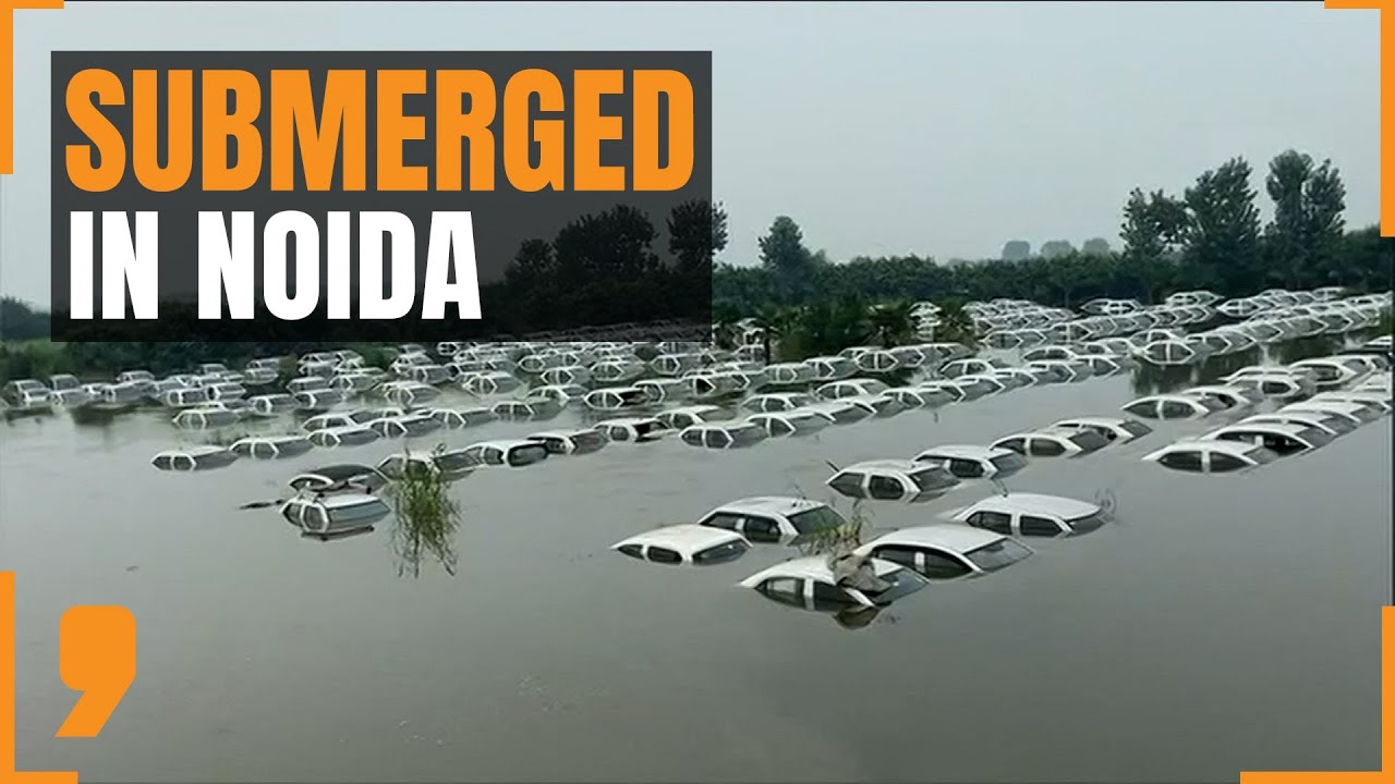 NOIDA Rain | Dozens of Cars Submerged in NOIDA, NCR | News9