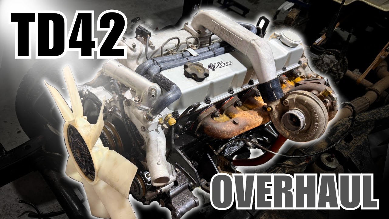 PUMP TIMING, VALVE  ADJUSTMENTS, CLUTCH, PAINT, DISSASEMBLY & RE-ASSEMBLY  | GQ NISSAN PATROL EP 3