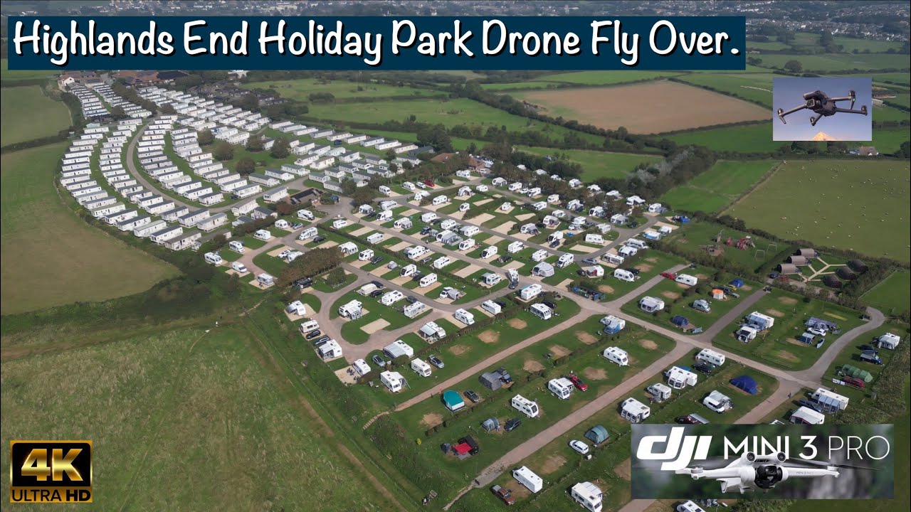 Highlands End Holiday Park Dorset | Stunning Aerial Drone Tour 4K