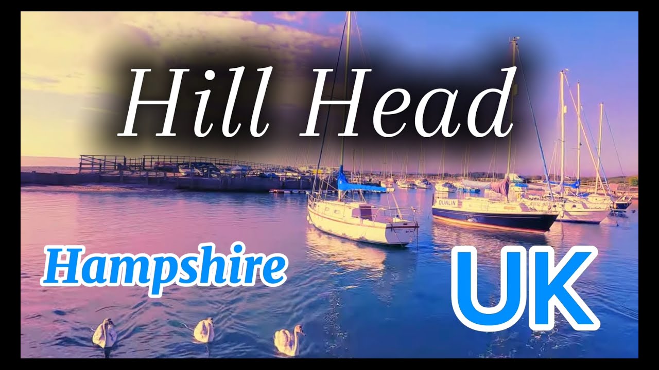 Places in Hampshire Hill Head UK Autumn Beach and Stunningly Cute Harbour With Relaxing Music in 4K