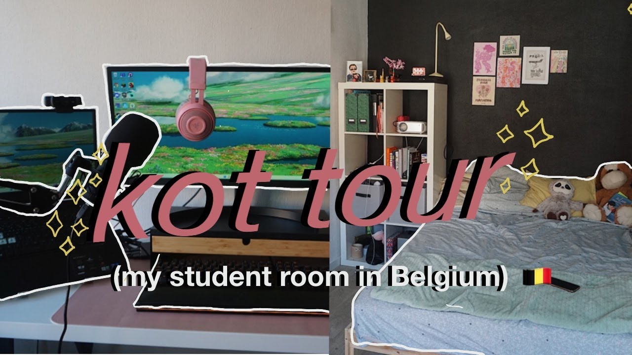KOT TOUR 2022! (my student accommodation in Belgium)