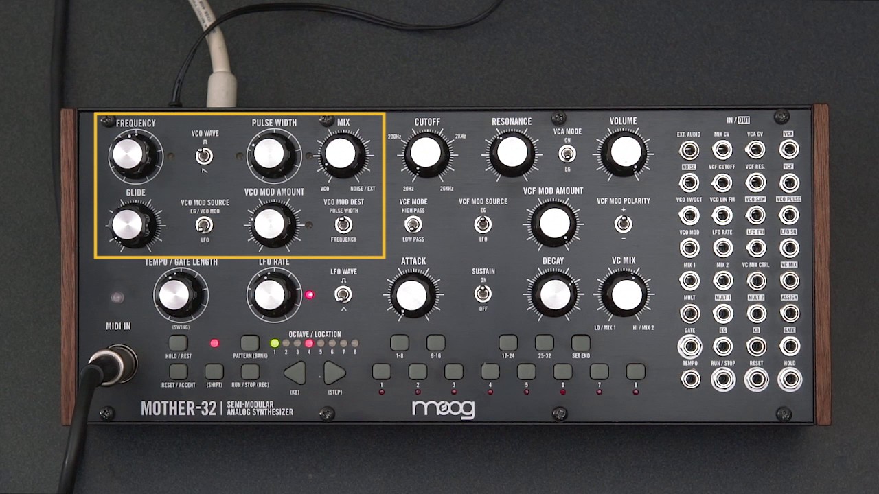 LMS: Знакомство с Moog Mother-32