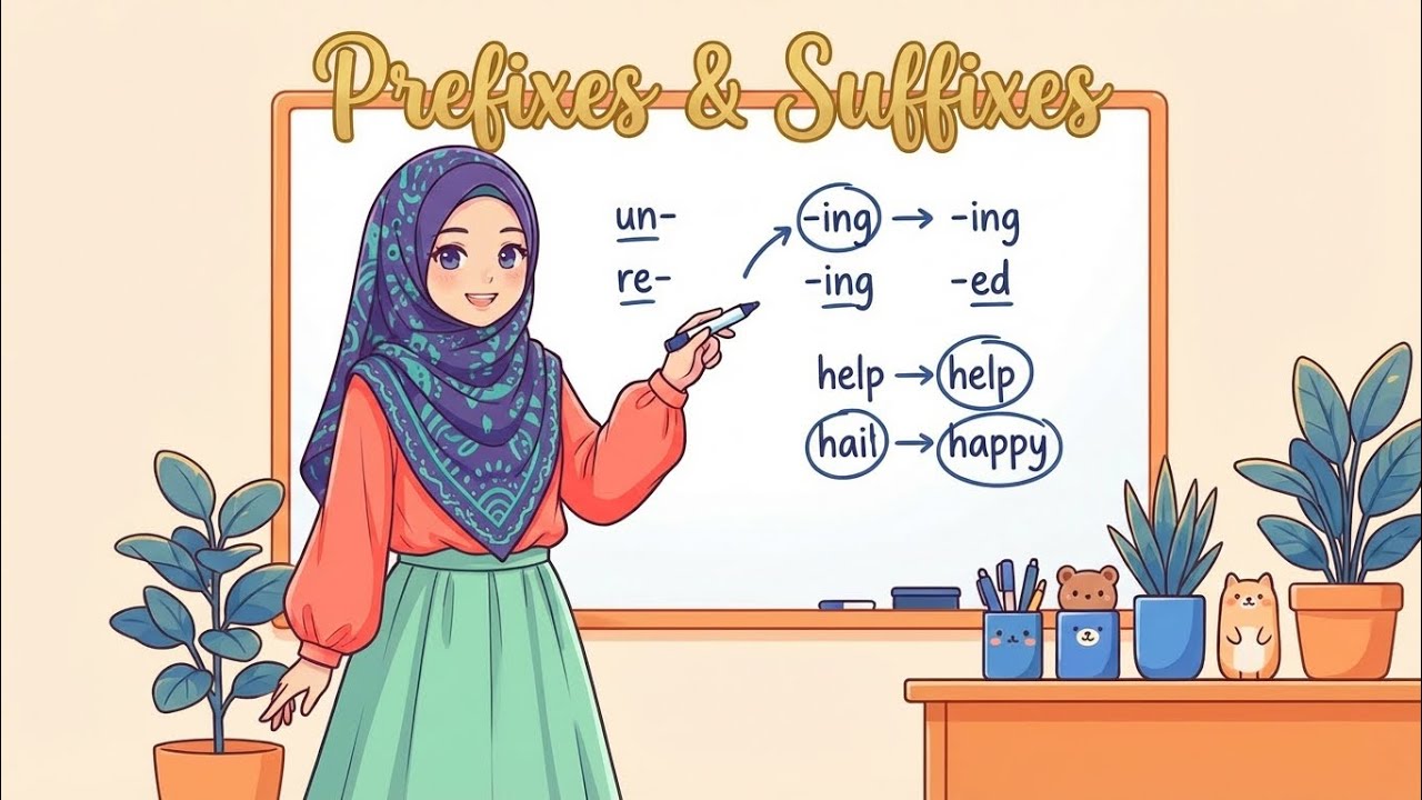 كيف تغير معنى الكلمة مع prefixes and suffixes