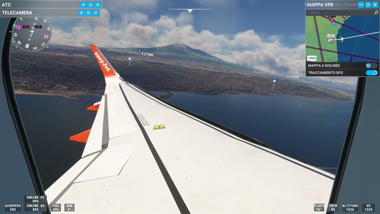 Catania - Milano (Linate) Airbus A320 Fly By Wire Microsoft Flight Simulator 2020